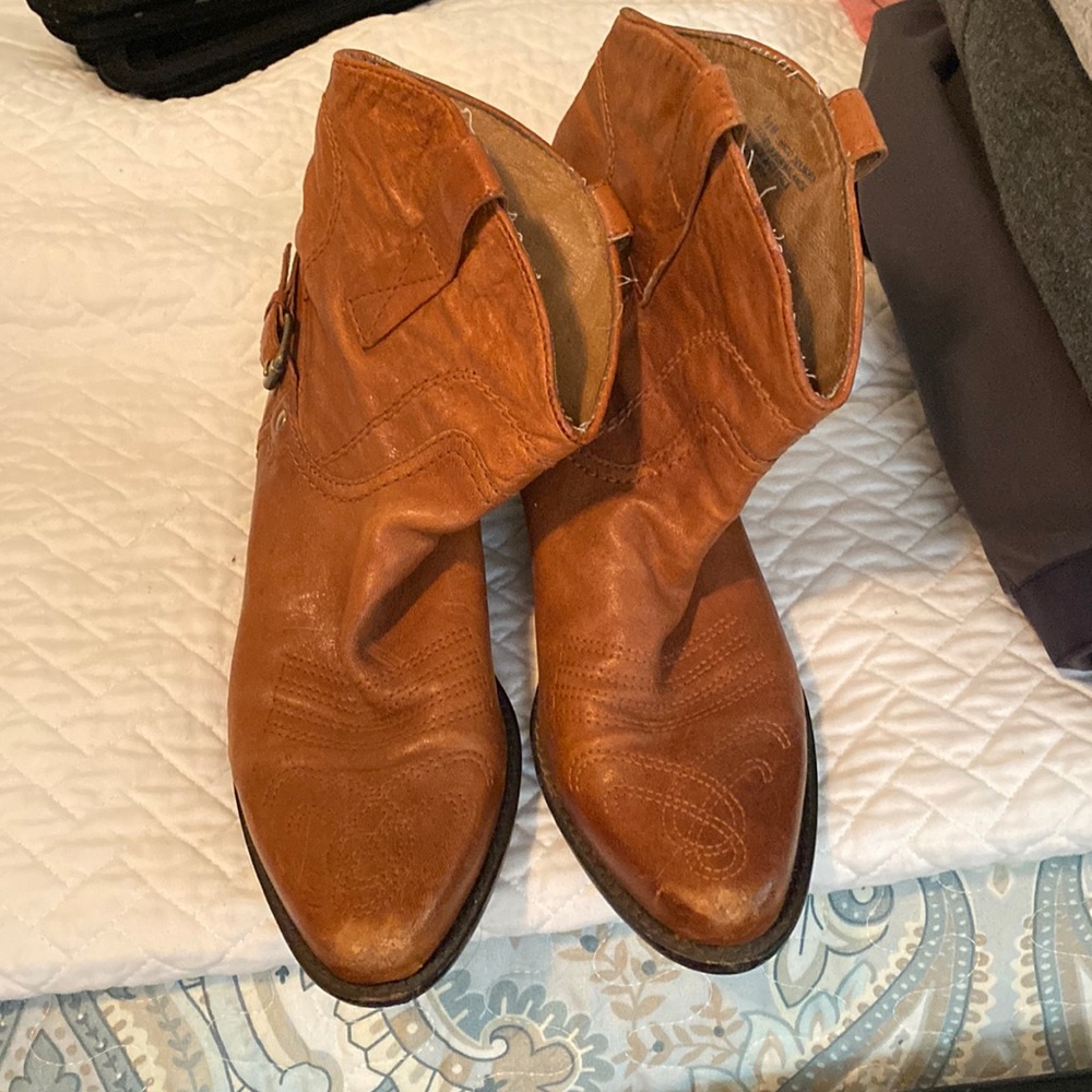 Leather Low Boots